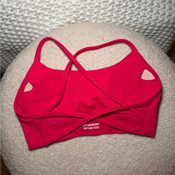 Dynamic Backless Sports Bra Rosa Pink S - Picture 2 of 3